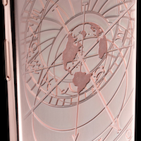 24 carat rose gold iPhone 6 with Czech Astronomical Clock